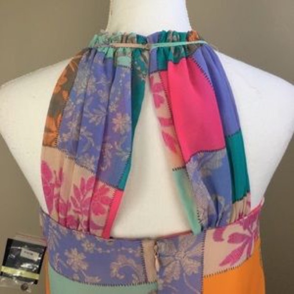 Just Taylor Vibrant Patchwork Spring/Summer Dress… - image 4